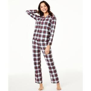 Family Pajamas Womens Matching Women's Stewart Plaid Family Pajama Set Size S